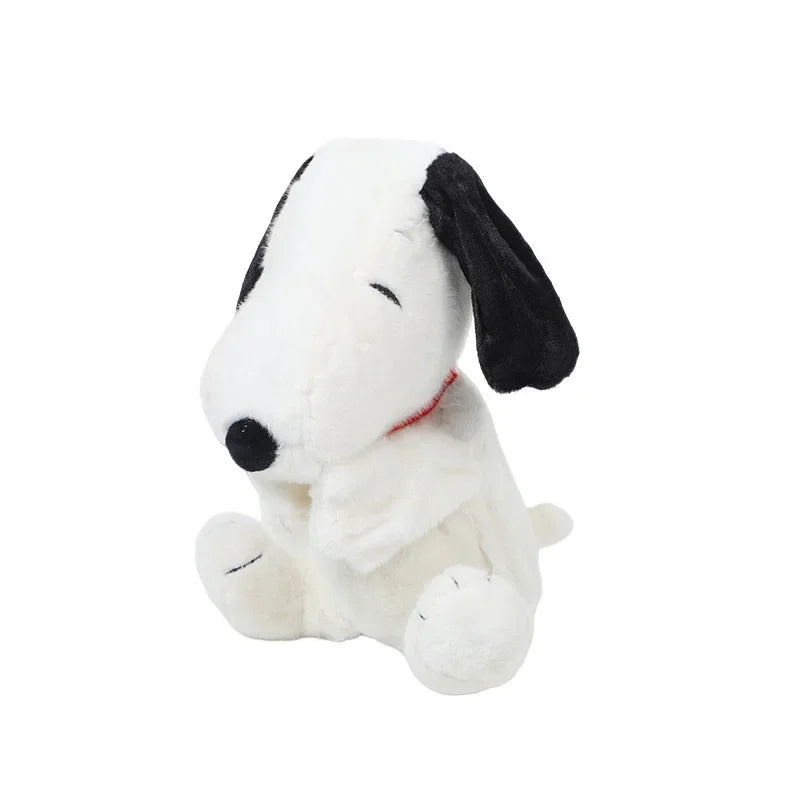 Breathing White Puppy Plush