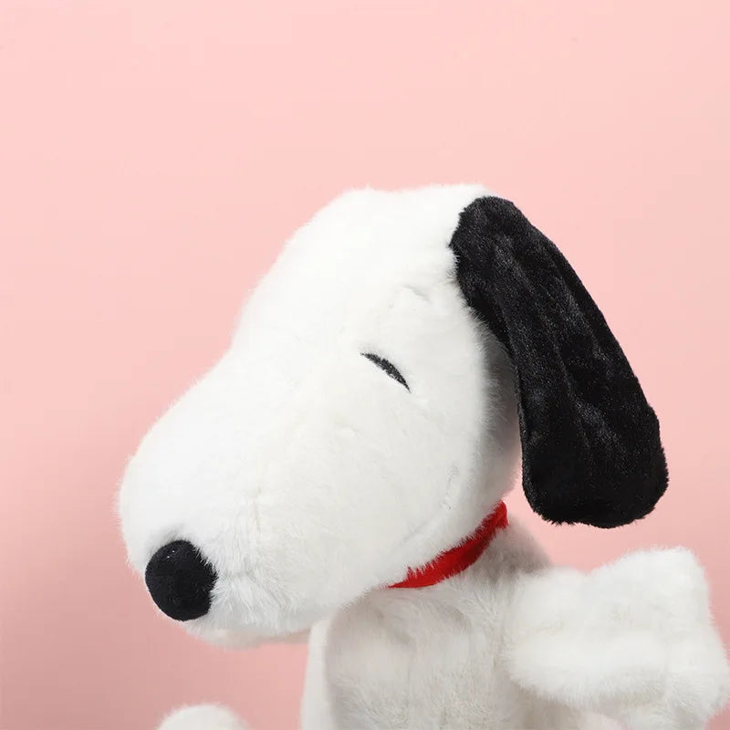 Breathing White Puppy Plush