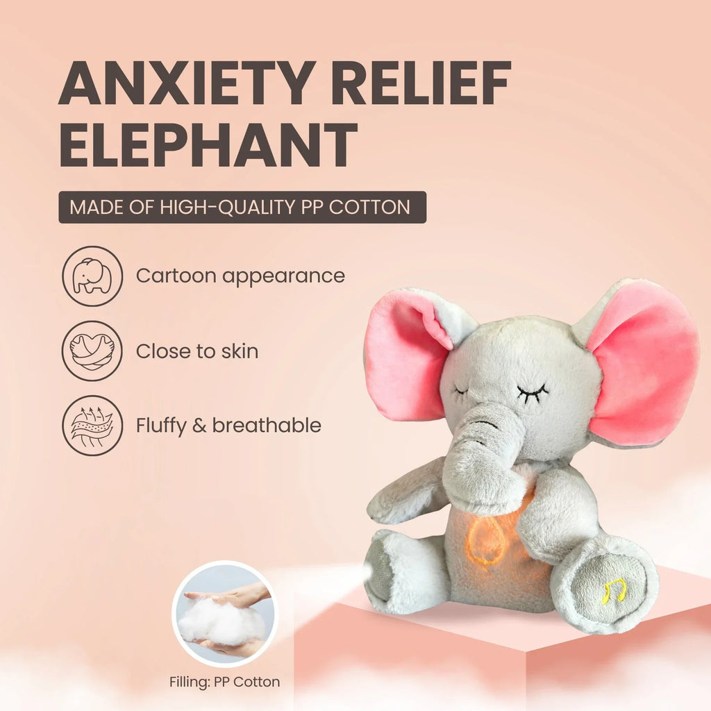 Breathing Elephant Plush