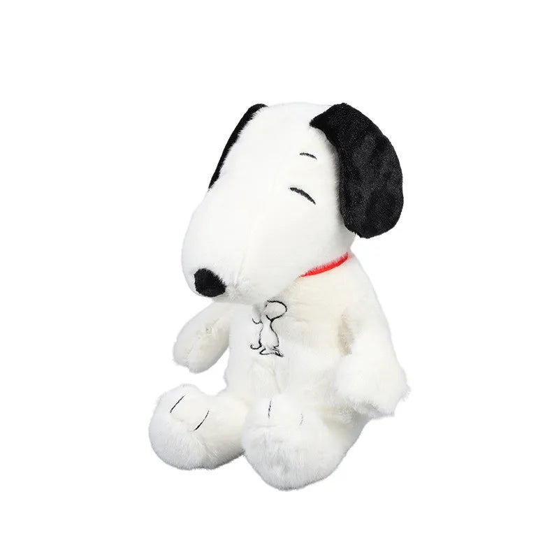 Breathing White Puppy Plush